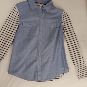 Button down jean shirt